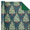 Reversible Green Christmas Wrapping Paper - Mini Roll - 17 Inch x 33 Feet - Green Christmas Tree Wrapping Paper for Holiday, Party Celebration